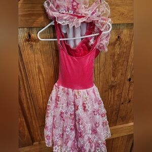 Pink Sequin Kids  Dress